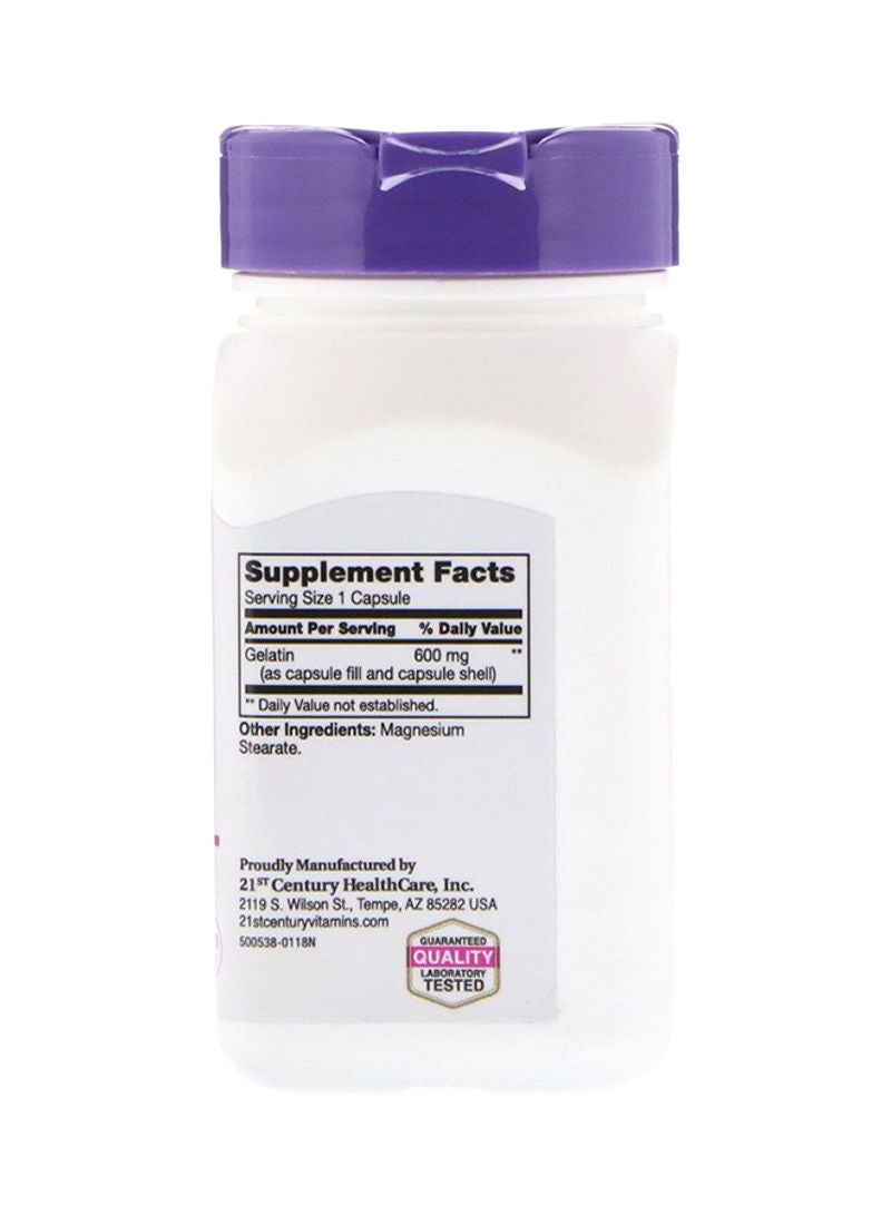 القرن الحادي والعشرون مكمل غذائي بالجيلاتين بتركيز 600 ملجم - 100 كبسولة - Image 2